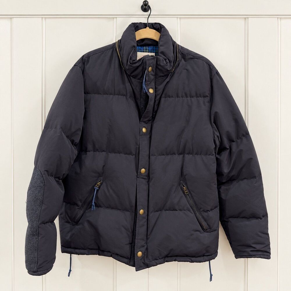 Men's Navy Blue Puffer Jacket